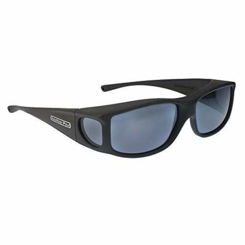 Jonathan Paul Fitovers Sunglasses Jett- Matte Black - Grey Lens JT001 Large - Picture 1 of 2